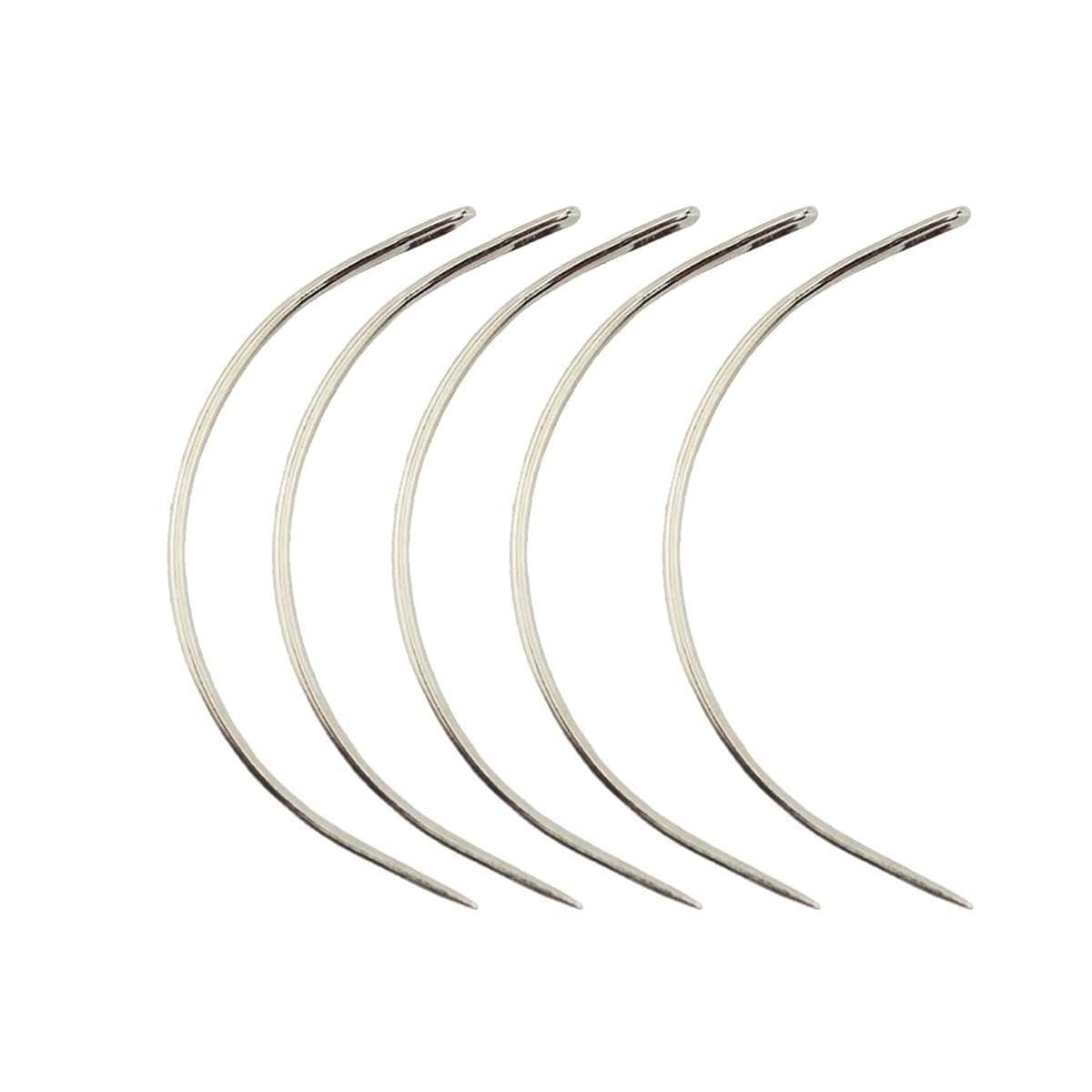 10 pieces of C Type / Curve Weaving Needle ,Weaving Curved Needles Pin ...
