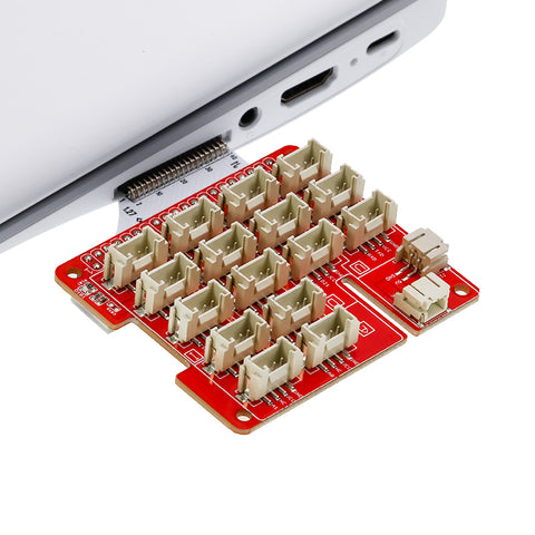 GPIO Breakout board connects with Base shield