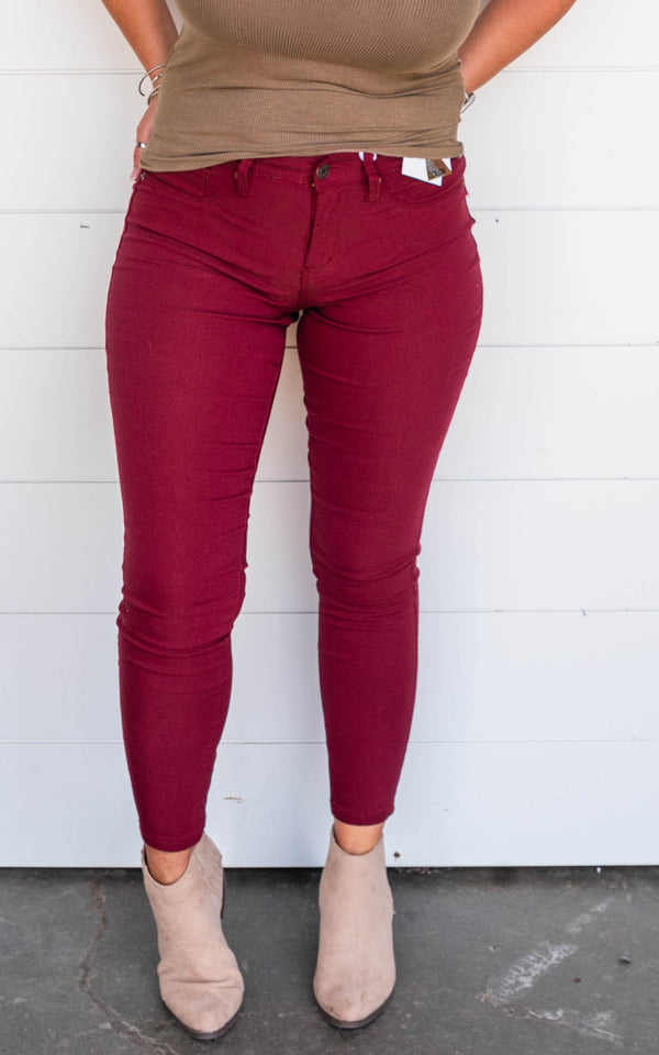 OMG Hyperstretch Colored Denim Skinny Jeans - YMI- FINAL SALE