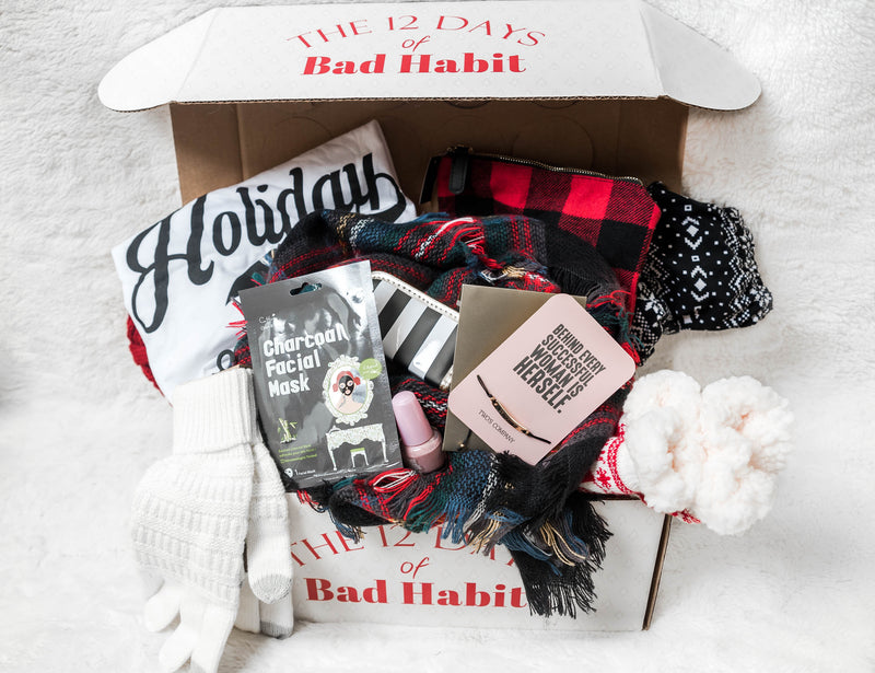 Classic 12 Days Punch Box Advent Gift Box 2022 BAD HABIT BOUTIQUE