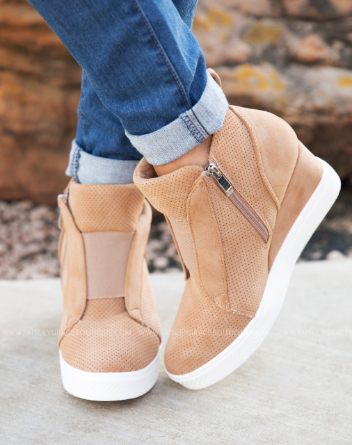 zoey wedge sneaker wholesale