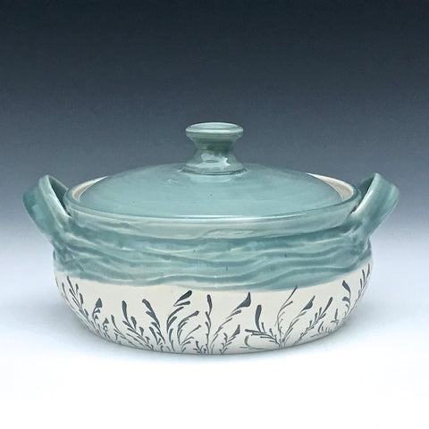 Covered Casserole, Covered Baking Dish – Rocky Broome Porcelain Pottery