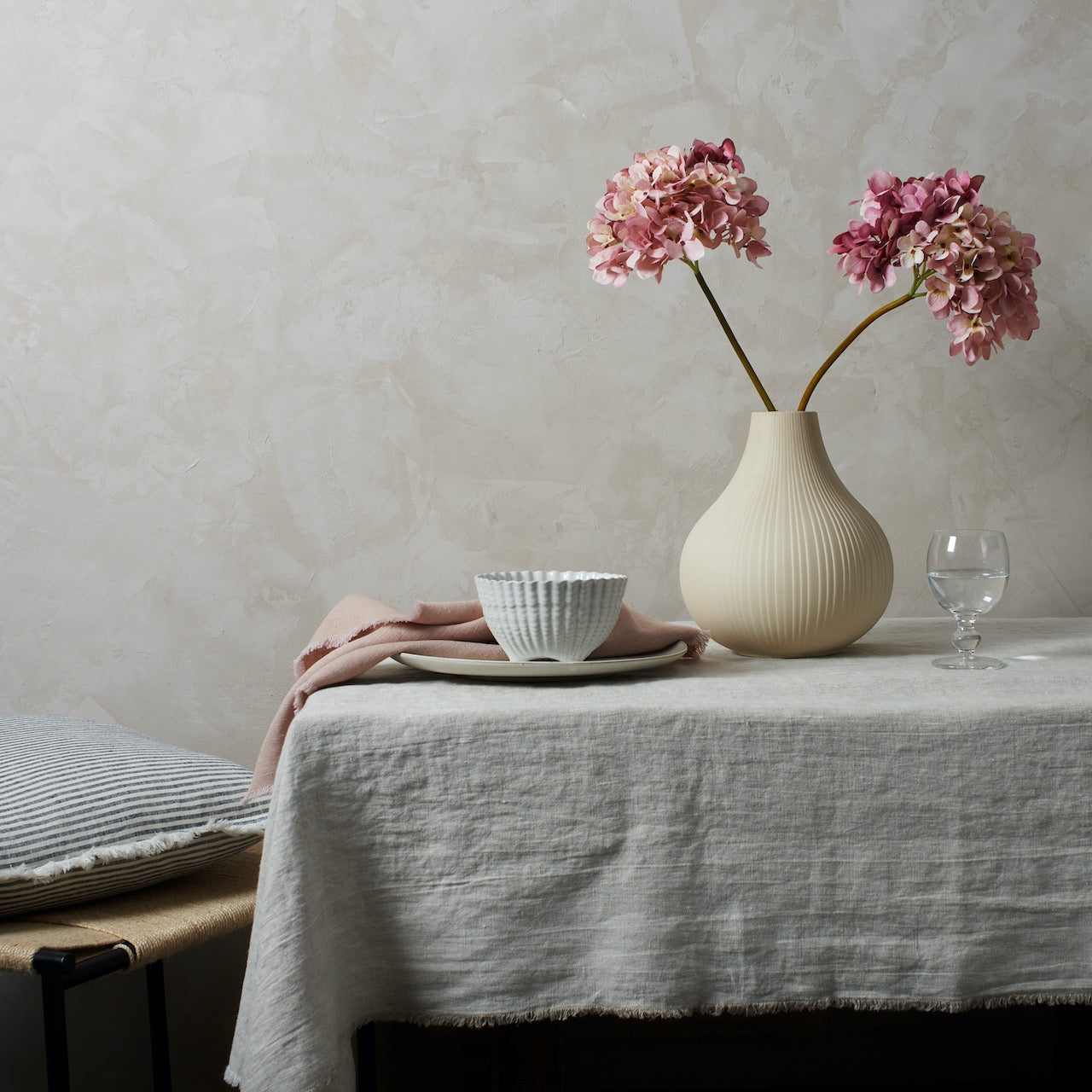 Putty Linen Tablecloth