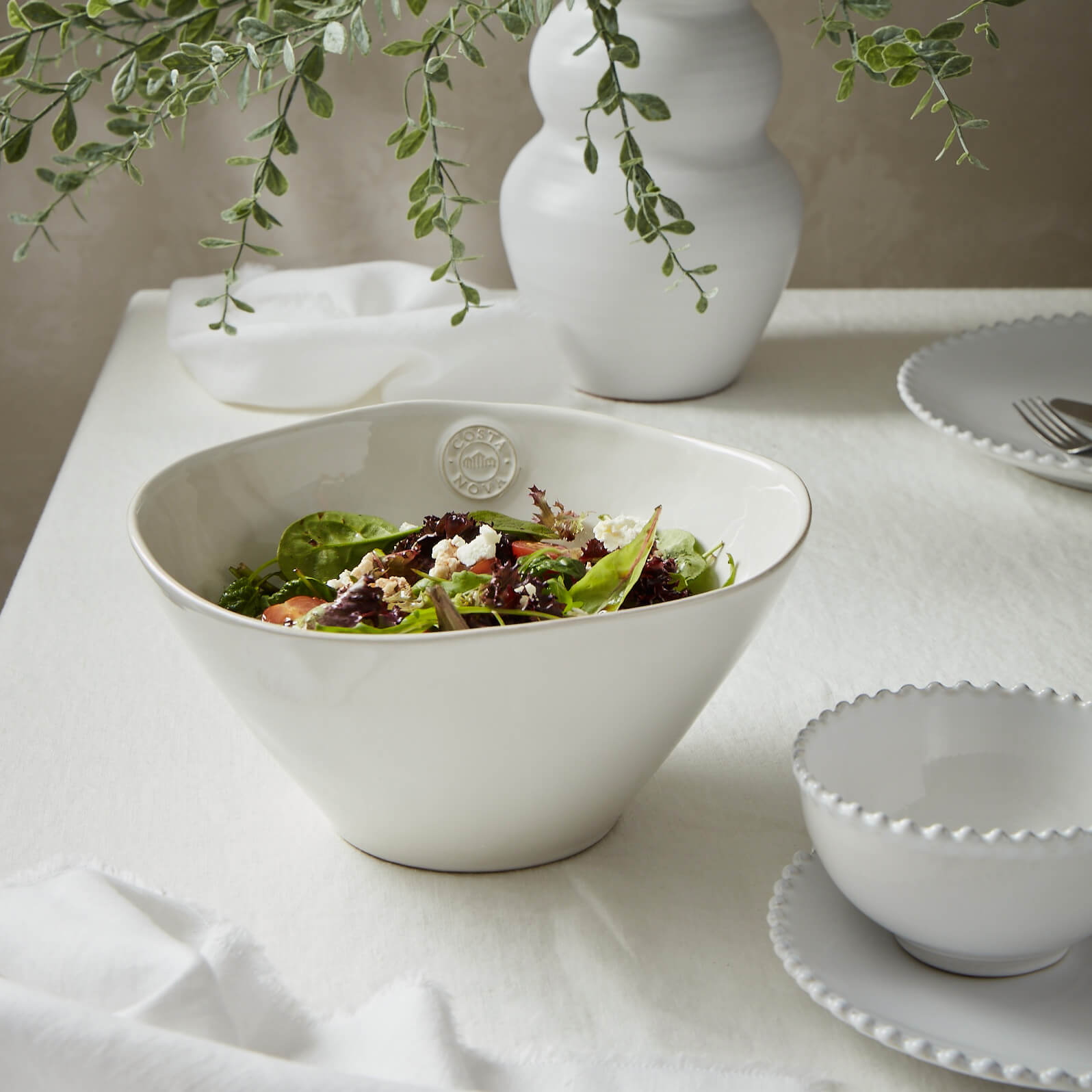 Stoneware Salad Bowl