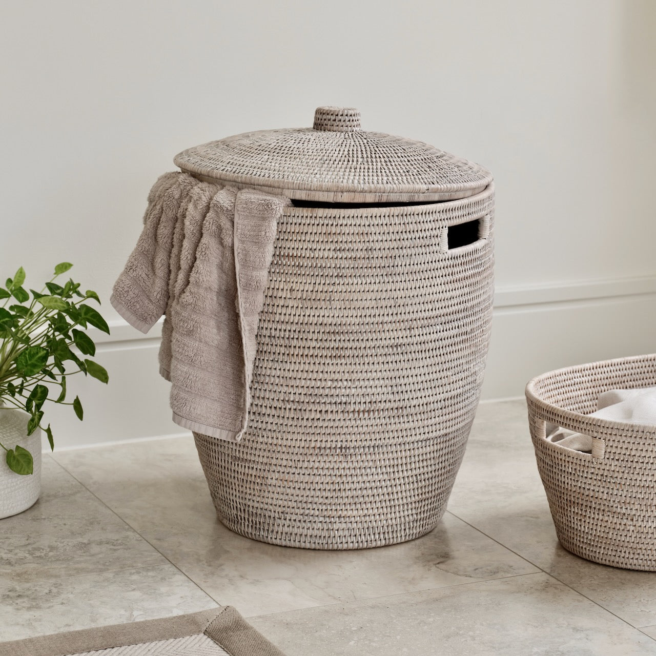 Jarra Rattan Laundry Basket