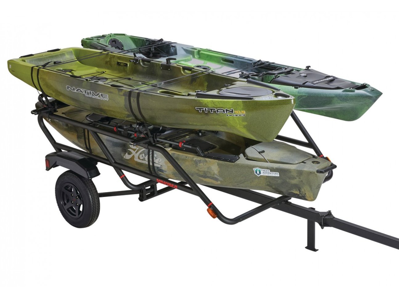 Yakima EasyRider TwoLevel Multi Sport Gear Trailer OKC Kayak