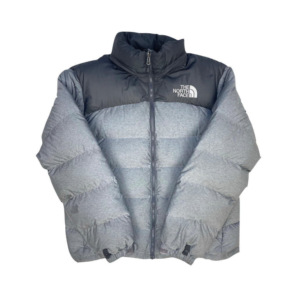 north face grey puffer