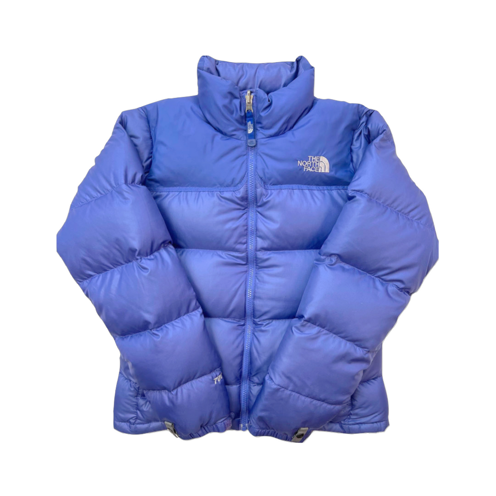 The North Face Womens Lilac Purple Puffer Jacket | We Vintage