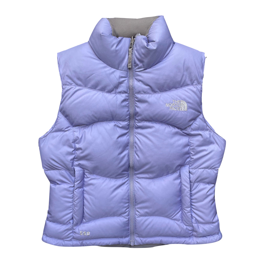 The North Face Women’s Baby Pink/ Lilac Purple Gilet Puffer Jacket | We ...