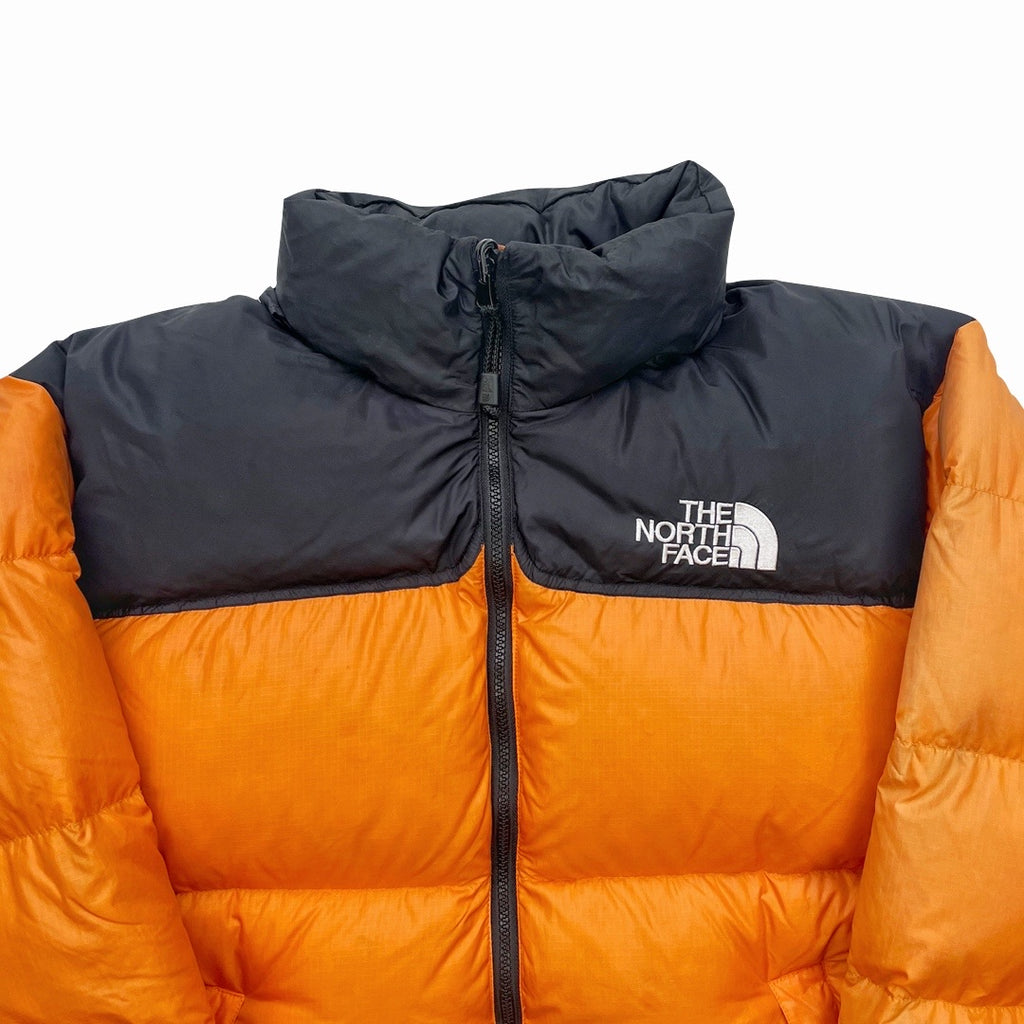 The North Face Faded Orange Puffer Jacket We Vintage