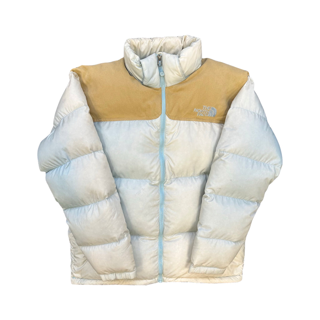 North face gold sale puffer