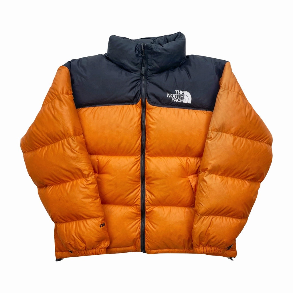 The North Face Faded Orange Puffer Jacket We Vintage