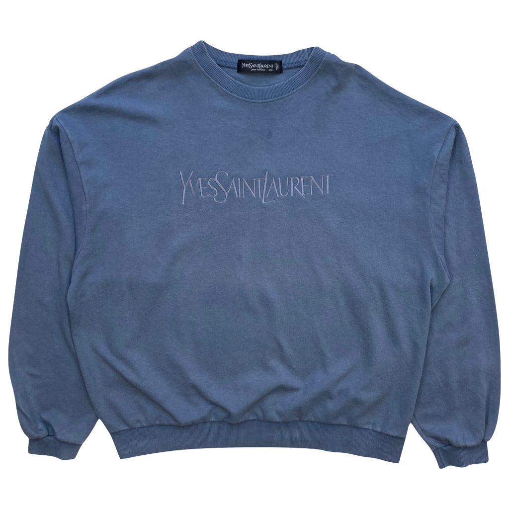 ysl blue sweatshirt