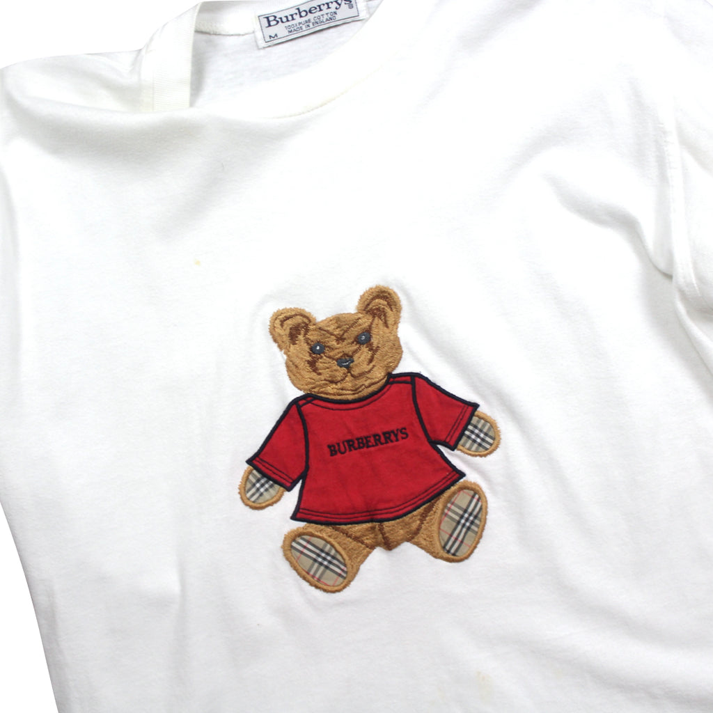 Burberry Bear White T-shirt | We Vintage