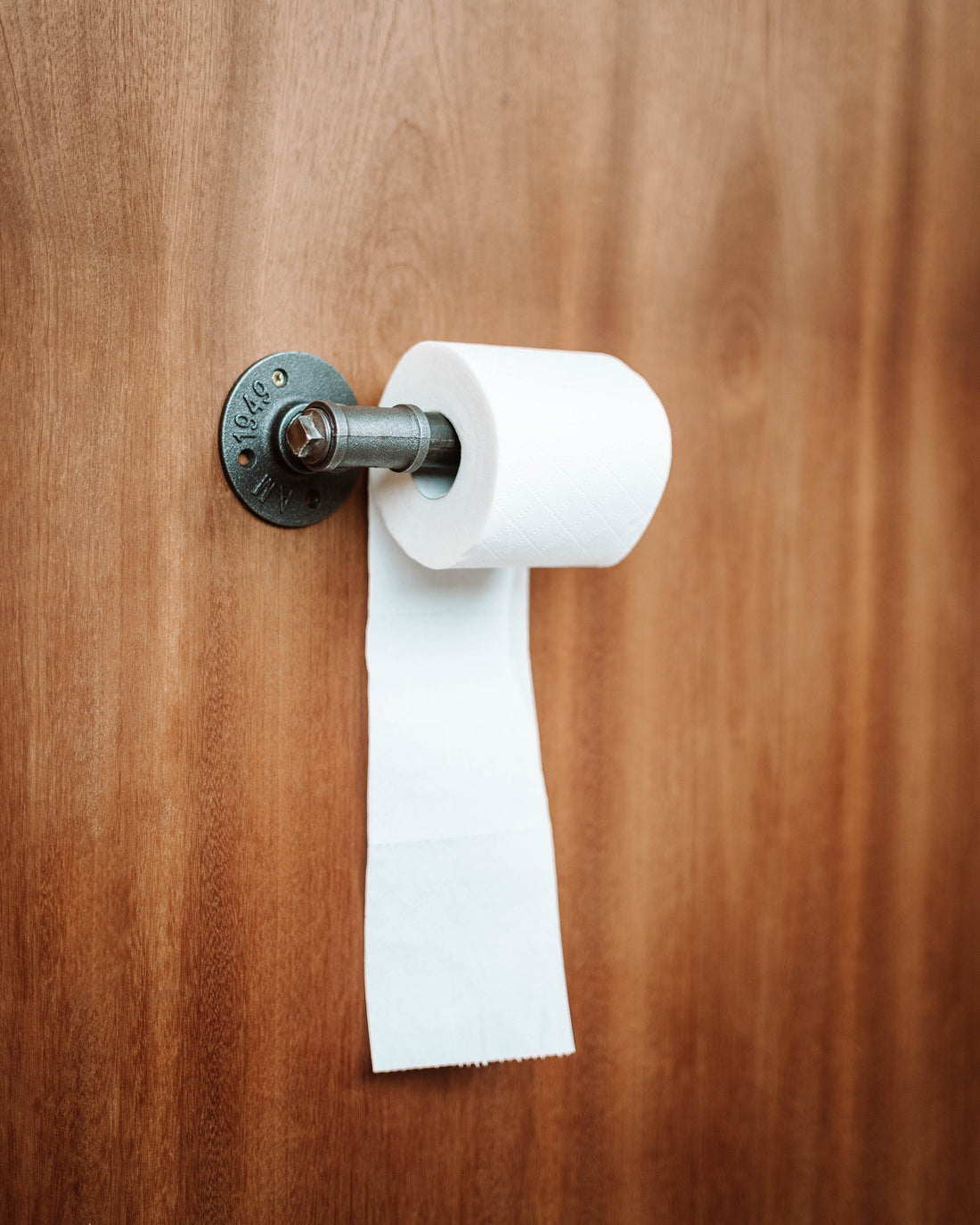 Design House Millbridge Wall Mounted Toilet Paper Roll Holder in Matte Black 544569