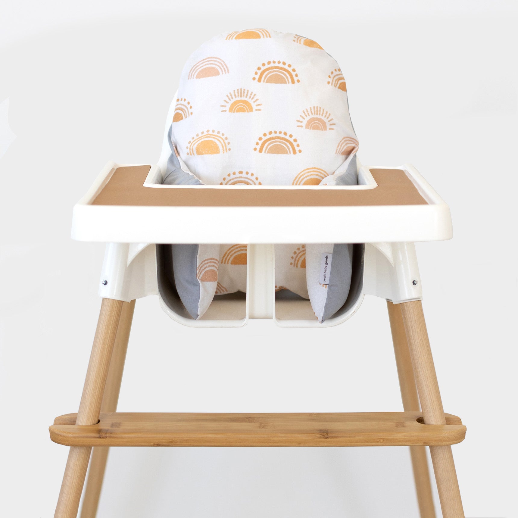 bamboo adjustable highchair footrest