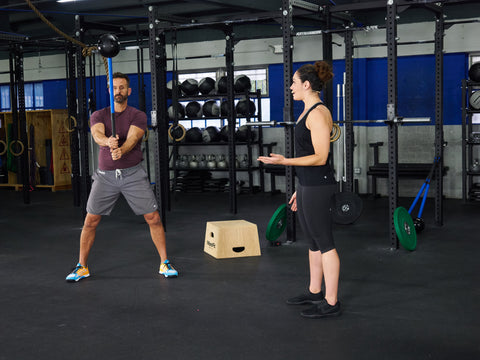 flagpole squat for stability and grip strength