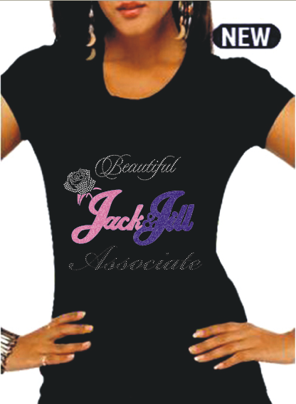 Beautiful Jack And Jill Associate Jewel” Signature Rhinestone Tee Beautiful Things Greeks