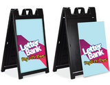 custom printed panels for black signboards, order separately