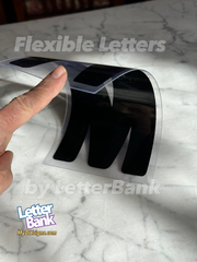 flex letters for flexible track signs