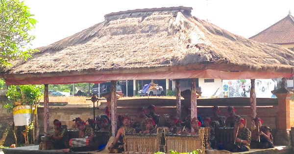 Traditional gamelan stage, Bali 