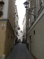 Salzburg, Austria narrow street