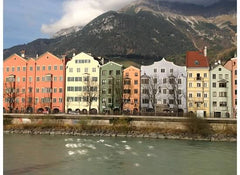 Innsbruck houses, Innsbruck, Austria