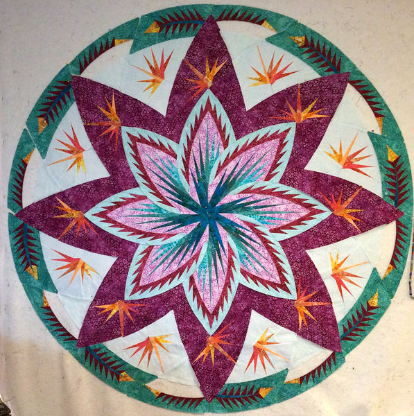 Canton Village Quilt Works | Ring Around the Dahlia... Almost....