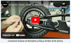 How to Remove a Rear Wheel on Stacyc 12/16 eDrive