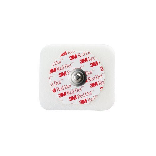 3M 2560 Red Dot Monitoring Electrode with Foam Tape and Sticky Gel - Preferred Medical Plus product image