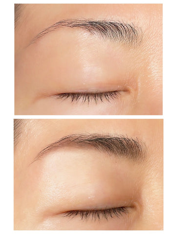 eyebrow before and after