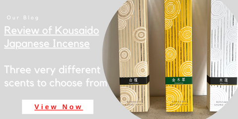 Review of Kousaido Japanese Incense