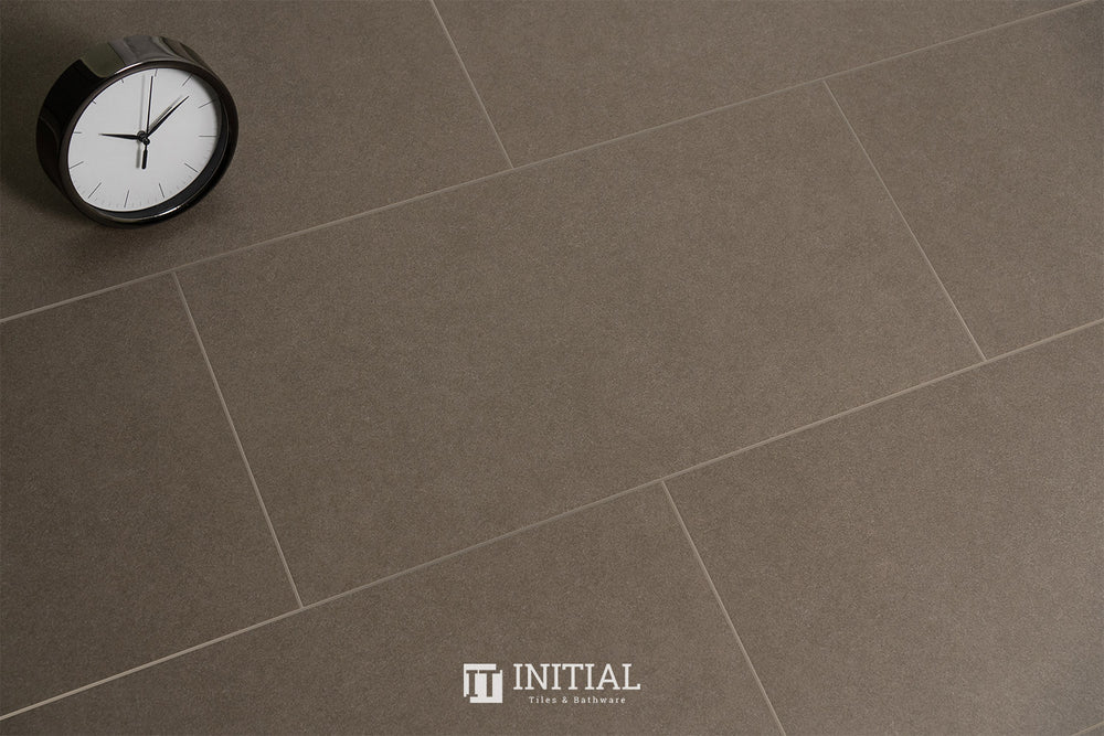 Concrete Floor Look Tile Concept Mocha Matt 300x600
