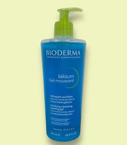 BIODERMA SEBIUM GEL MOUSSANT PURIFYING CLEANSING FOAMING GEL 