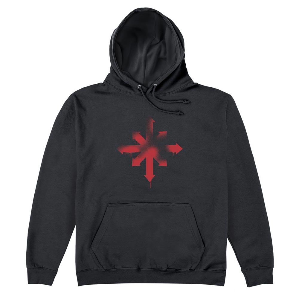 Chaos Space Marines Graffiti Insignia Hoodie - WARHAMMER MERCH