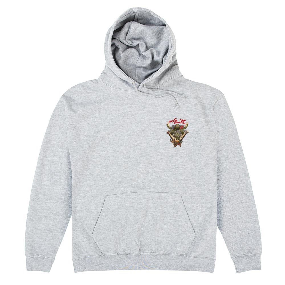 Warhammer 40,000: Shootas, Blood & Teef Tour Pocket Print Heather Hoodie - WARHAMMER MERCH