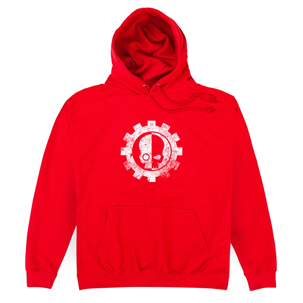 Adeptus Mechanicus Battleworn Insignia Hoodie - WARHAMMER MERCH