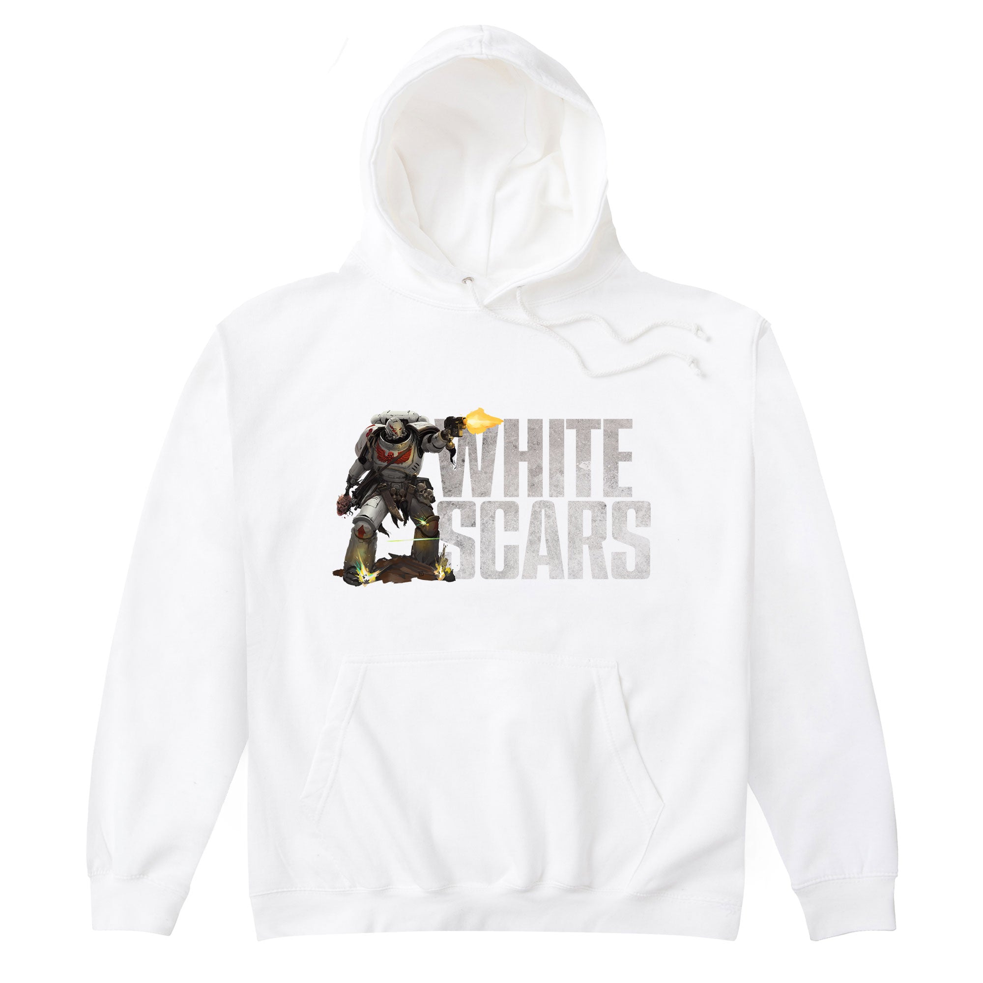 White Scars White Hoodie - WARHAMMER MERCH