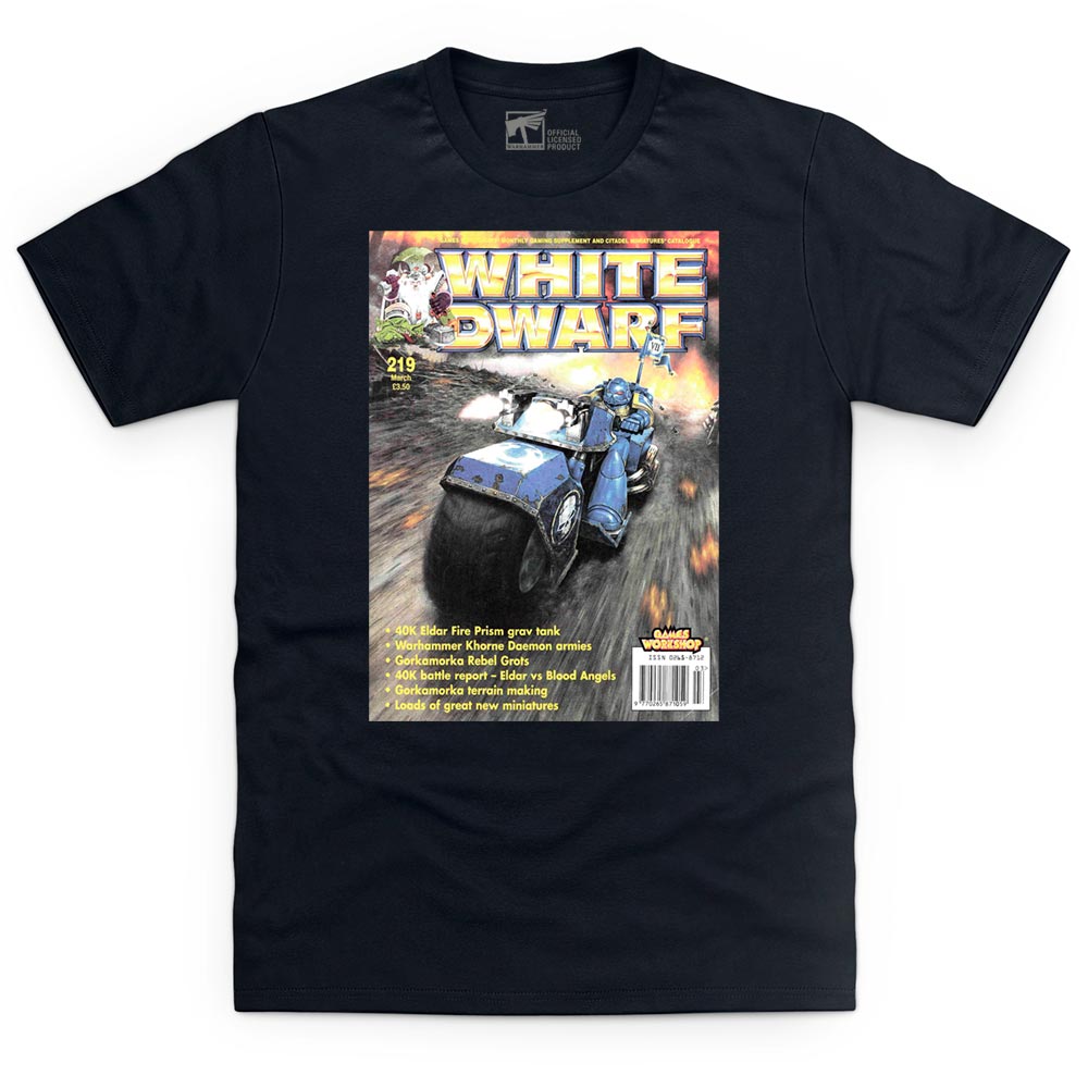 White Dwarf Issue 219 T Shirt - WARHAMMER MERCH