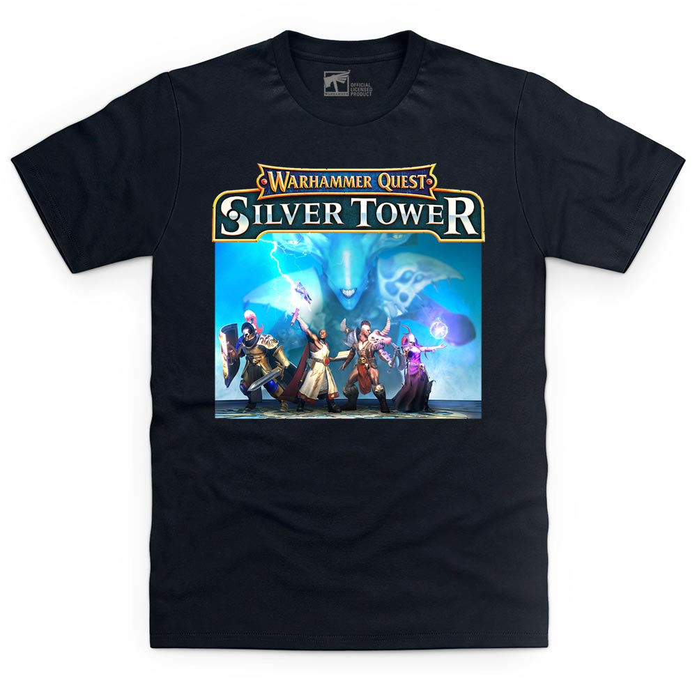 Warhammer Quest: Silver Tower T Shirt - WARHAMMER MERCH