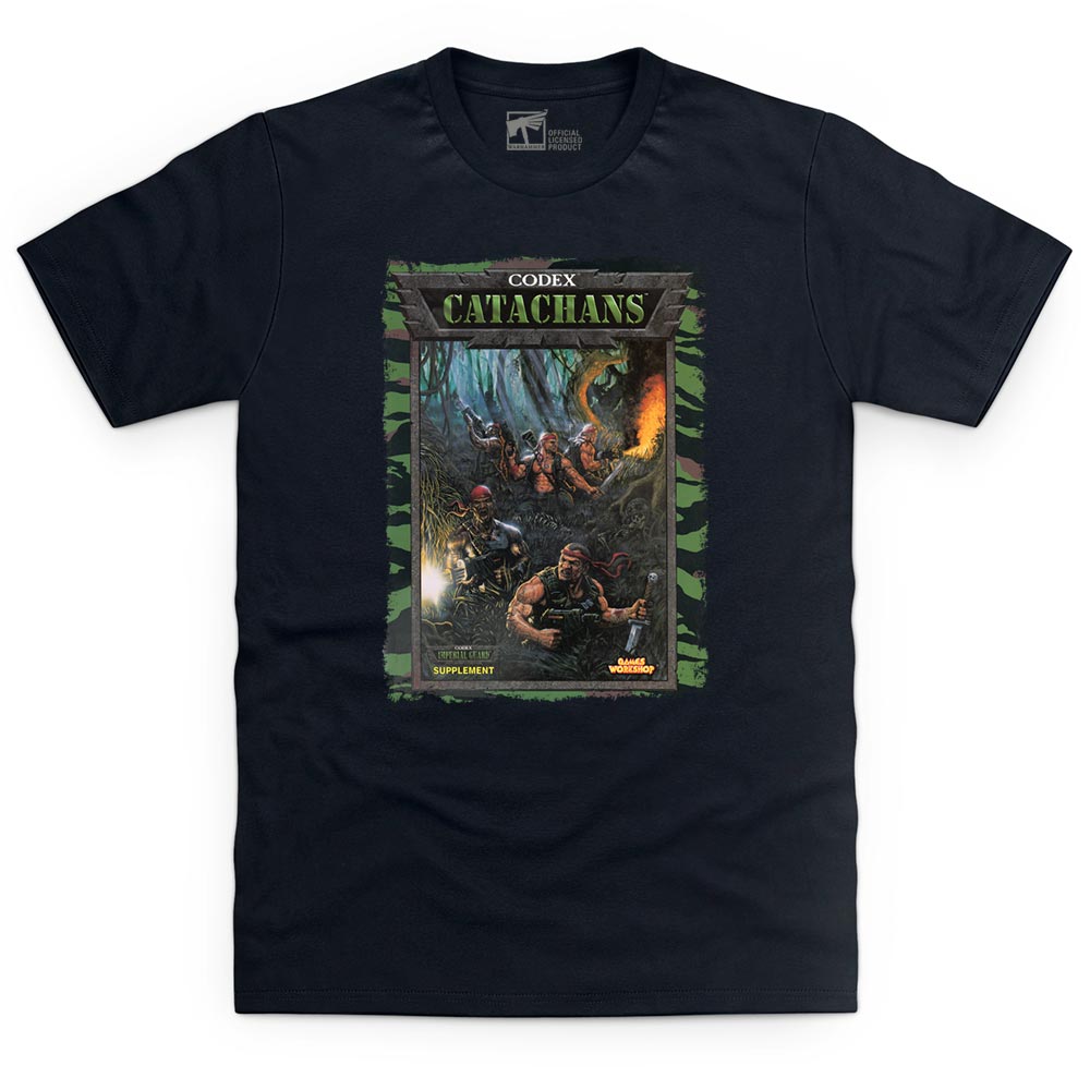 Warhammer 40,000 3rd Edition: Codex Catachans T Shirt - WARHAMMER MERCH