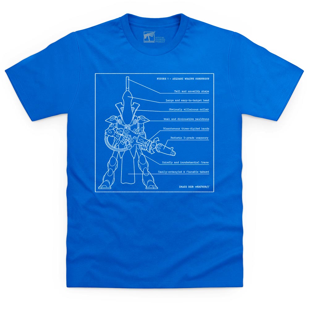 Wraith Guard Diagram T Shirt - WARHAMMER MERCH