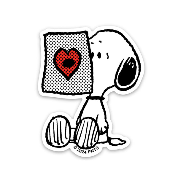 Peanuts Snoopy Hearts Valentine's Sticker Pack - Set of 48, Largest 2 inch x 2 inch, Multicolor