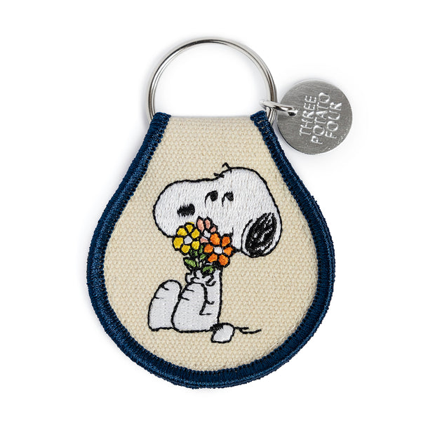 Three Potato Four x Peanuts® - Snoopy Classic Patch Keychain