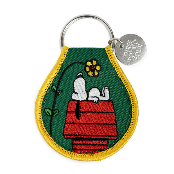 Three Potato Four x Peanuts® - Snoopy Classic Patch Keychain