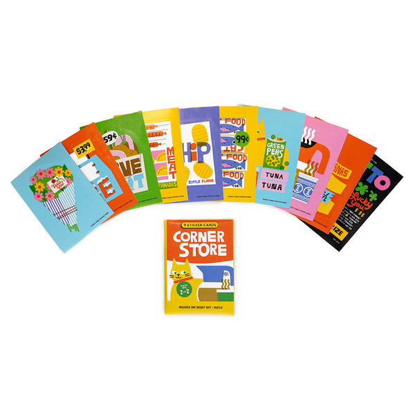 Corner Store Sticker Card Packs Box Set (24 Packs) – THREE POTATO FOUR