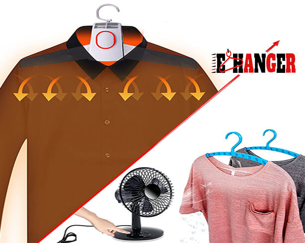 Portable and Folding Electric Hanger for Drying Clothes – E HANGER