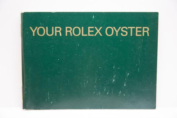 Your Rolex Oyster Booklet - 2000 - Ref 579.52 Eng 7.2000