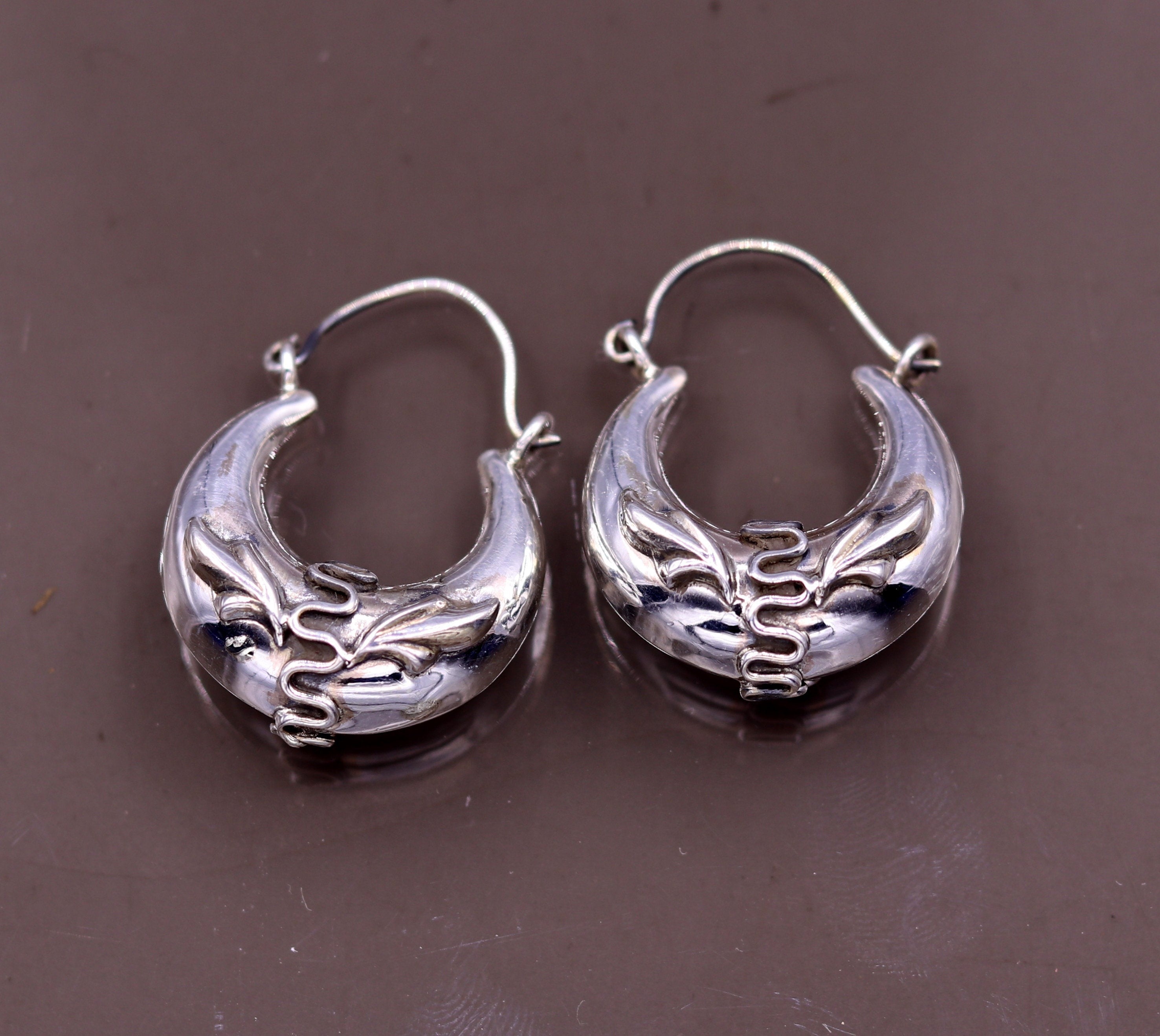 Eloish Sterling Silver Wired Small Size Ball Bali Earrings Silver Online in  India, Buy at Best Price from Firstcry.com - 10943922