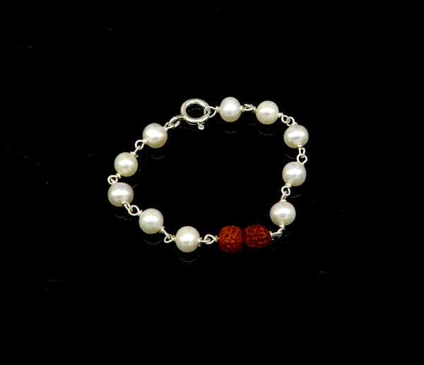 Baby Crystals Pearl Bracelets for Girls Sterling  Ubuy India